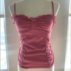 Nanette Lepore bustier in pink silk